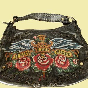 Isabella Fiore "Faith Love Hope" Bohemia Bag *NWOT